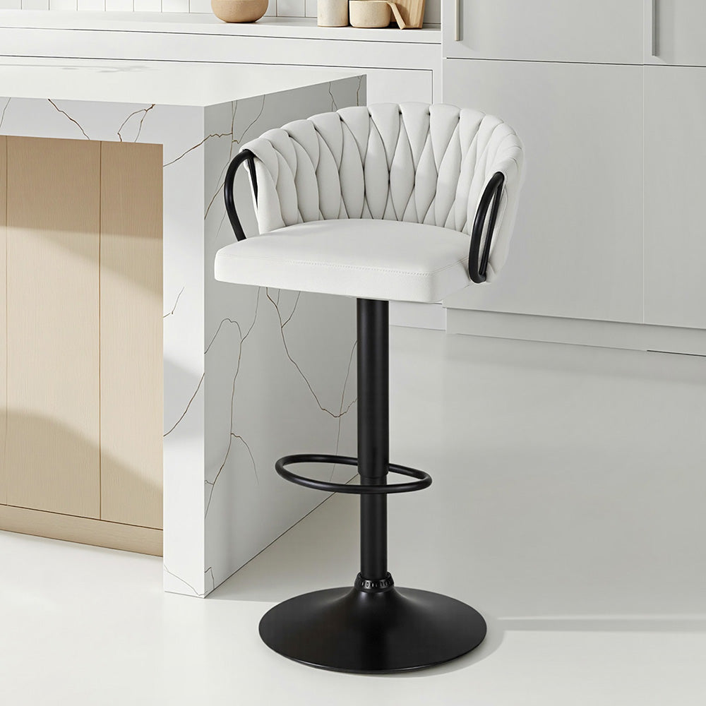 VELVET Bar Stool - Ivory
