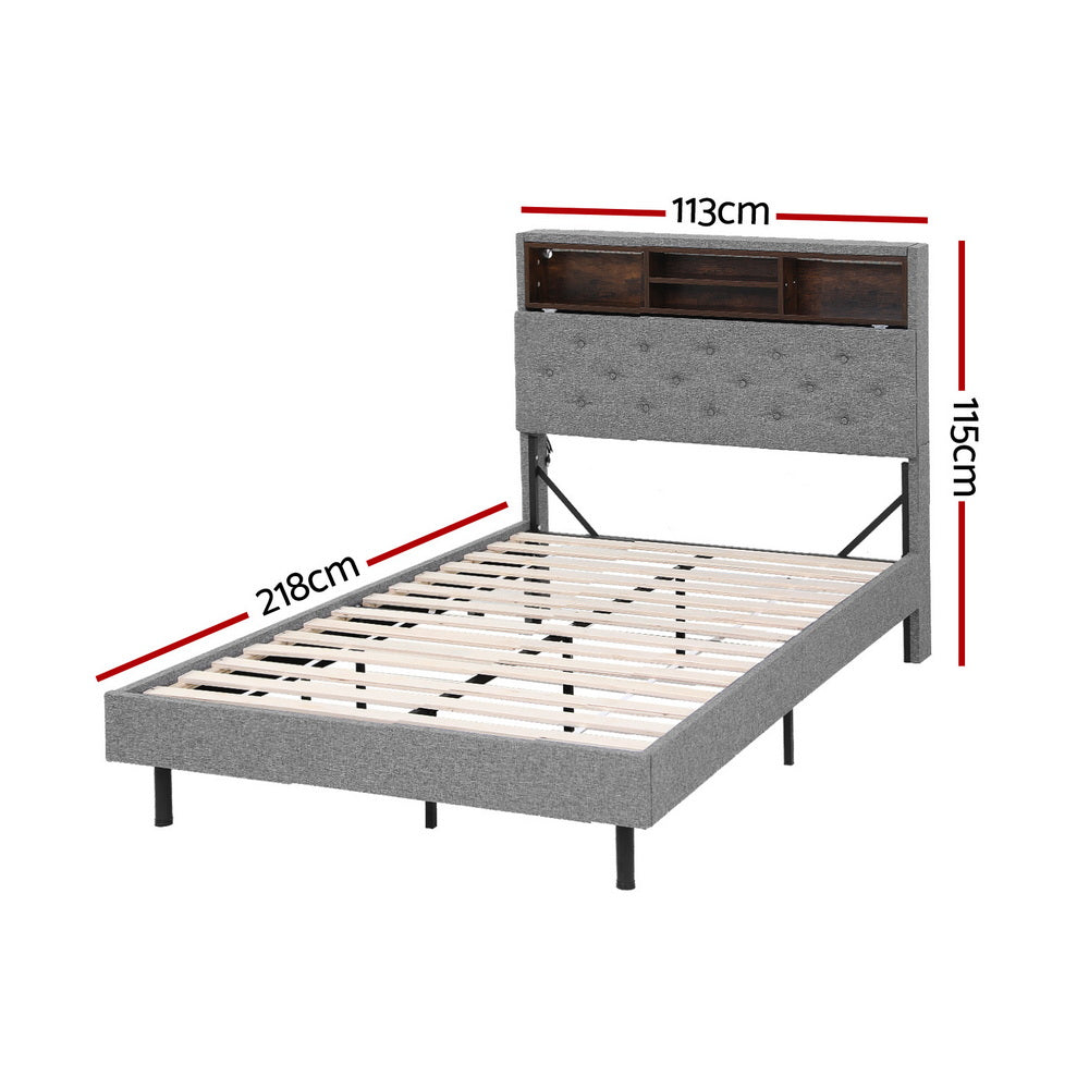 MIDNIGHT Bed Frame - King Single