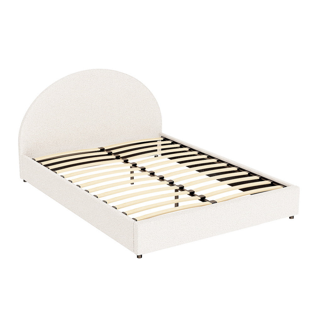 ELLA Bed Frame with Gas Lift Storage - Double