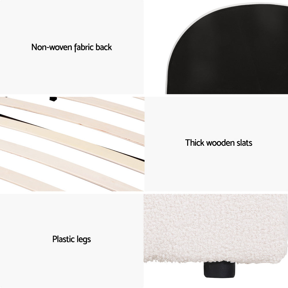 ELLA Bed Frame with Gas Lift Storage - King Single