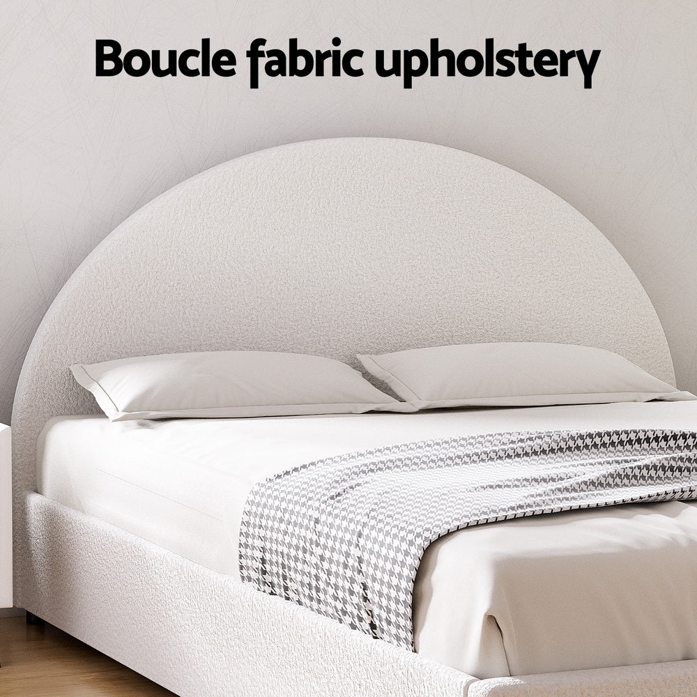 ELLA Bed Frame with Gas Lift Storage - Queen