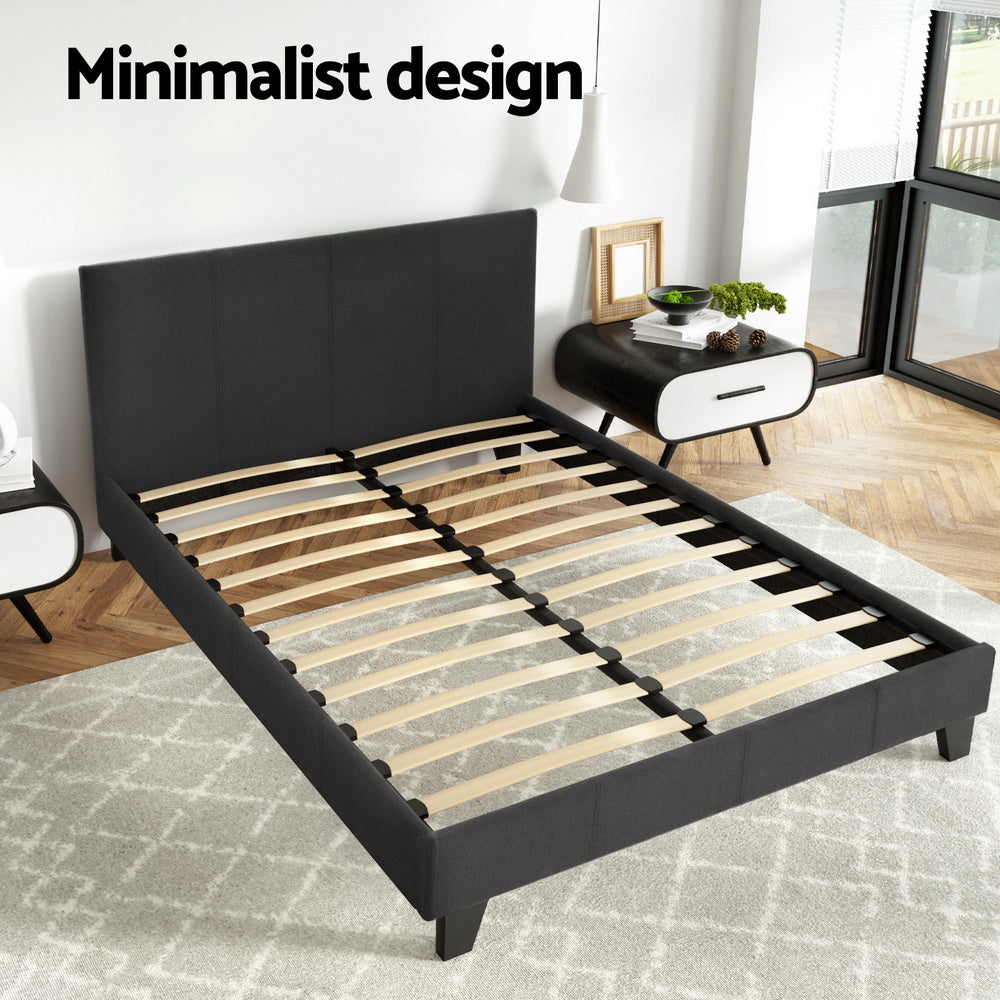 NEO Bed Frame - Double, Charcoal