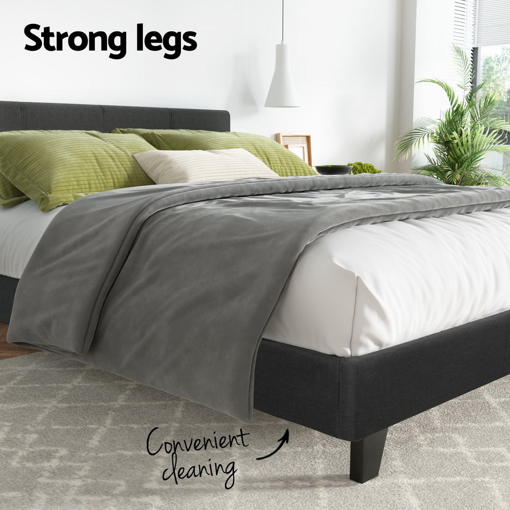 NEO Bed Frame - Double, Charcoal