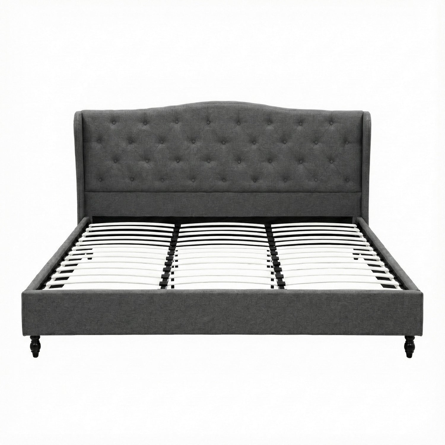 PIER Grey Bed Frame - King