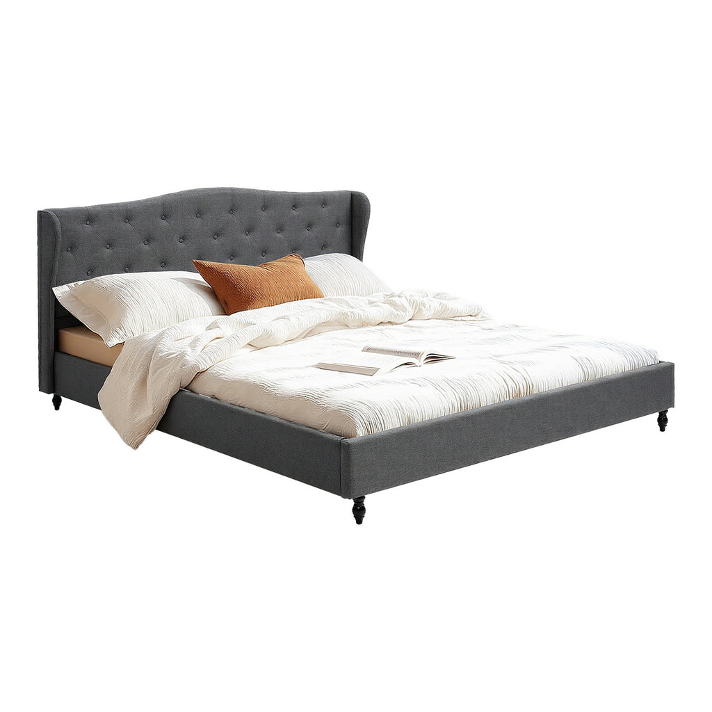 PIER Grey Bed Frame - King