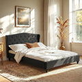 PIER Charcoal Bed Frame - Queen