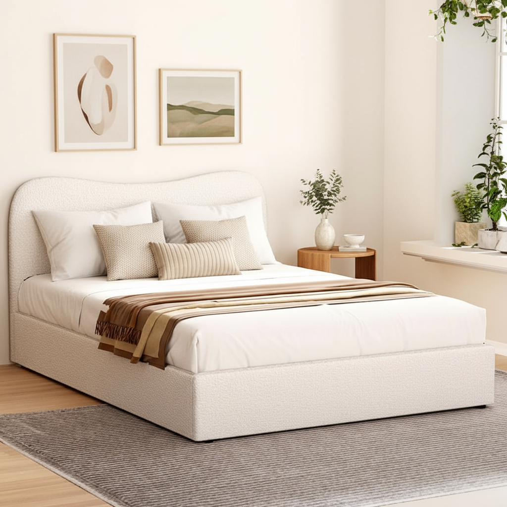 DARA Boucle Bed Frame - King