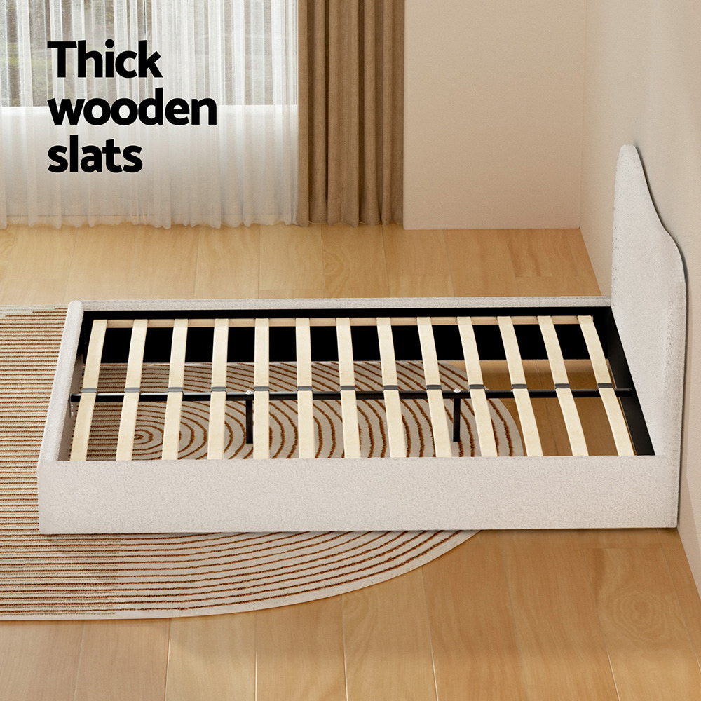 DARA Boucle Bed Frame - Queen