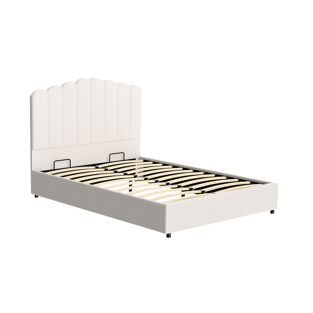 FION Boucle Bed Frame - Double