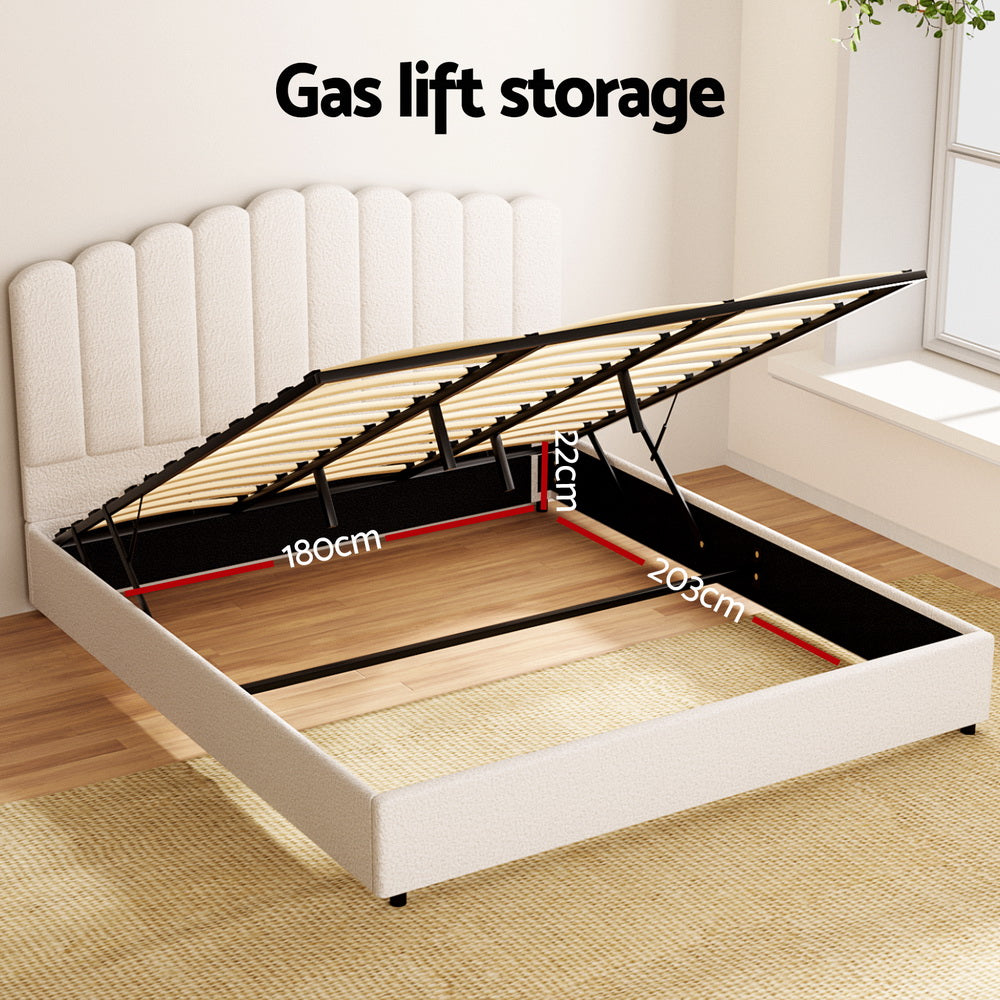 FION Boucle Bed Frame - King