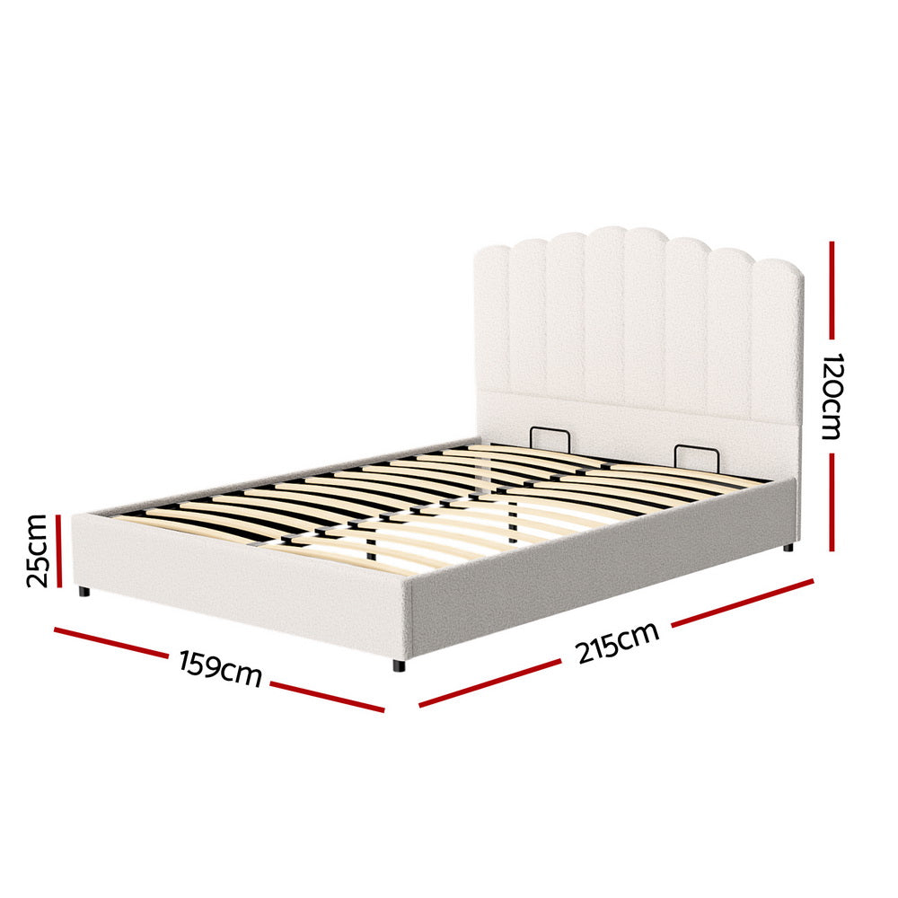 FION Boucle Bed Frame - Queen