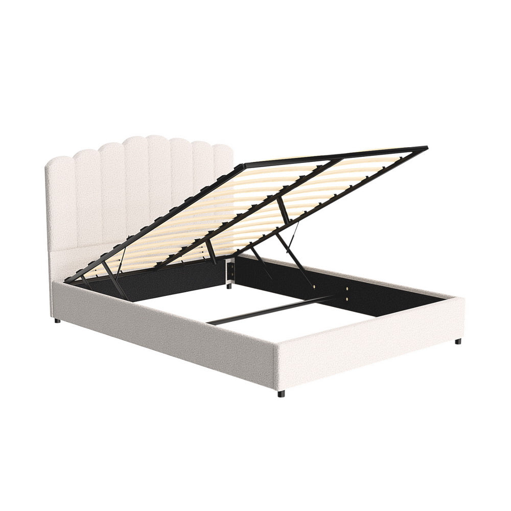 FION Boucle Bed Frame - Queen