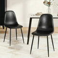 AALYA Dining Chairs x 2 - Black