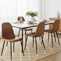 AAYLA Dining Chairs x 4 - Brown