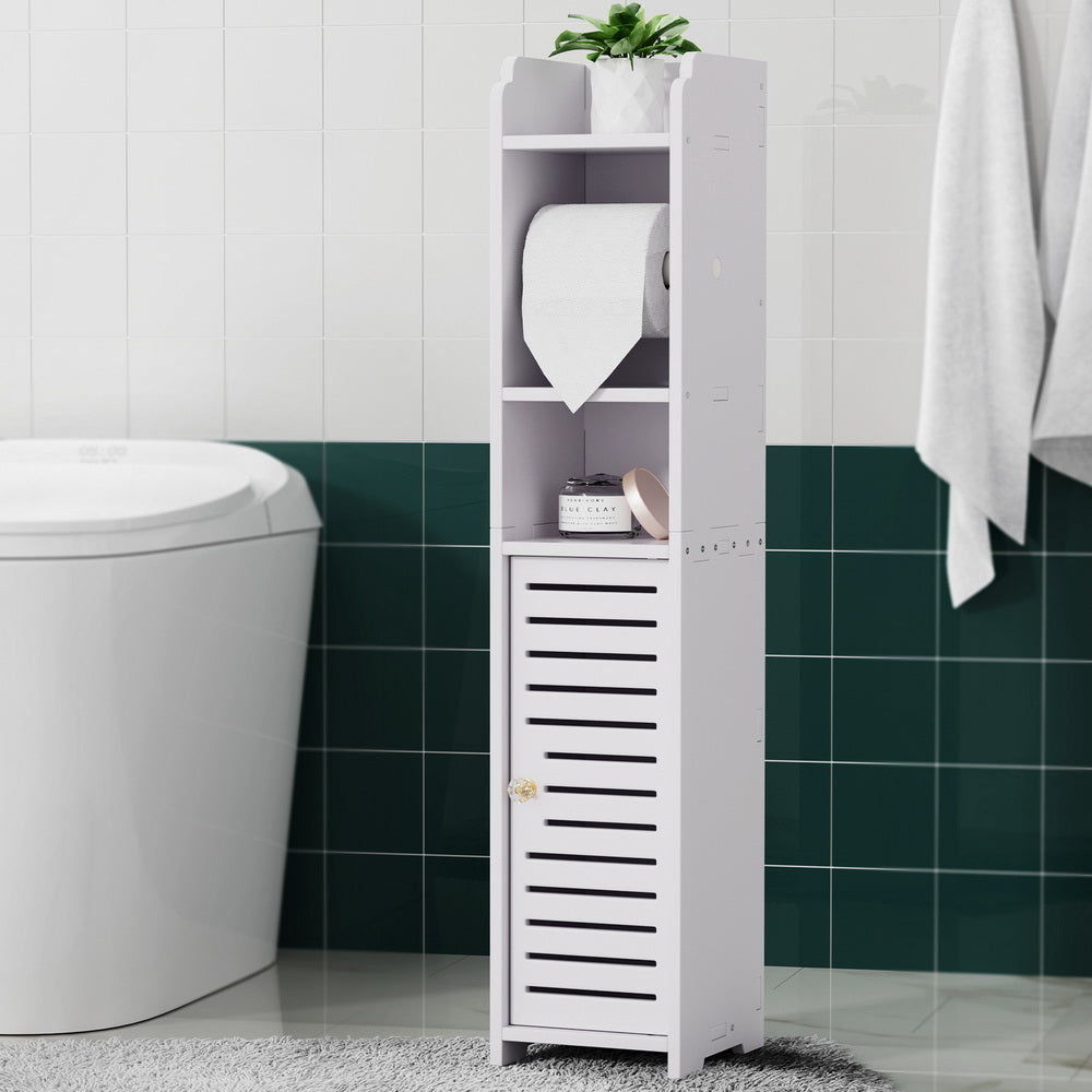 Artiss Bathroom 3 Tier Cabinet - White