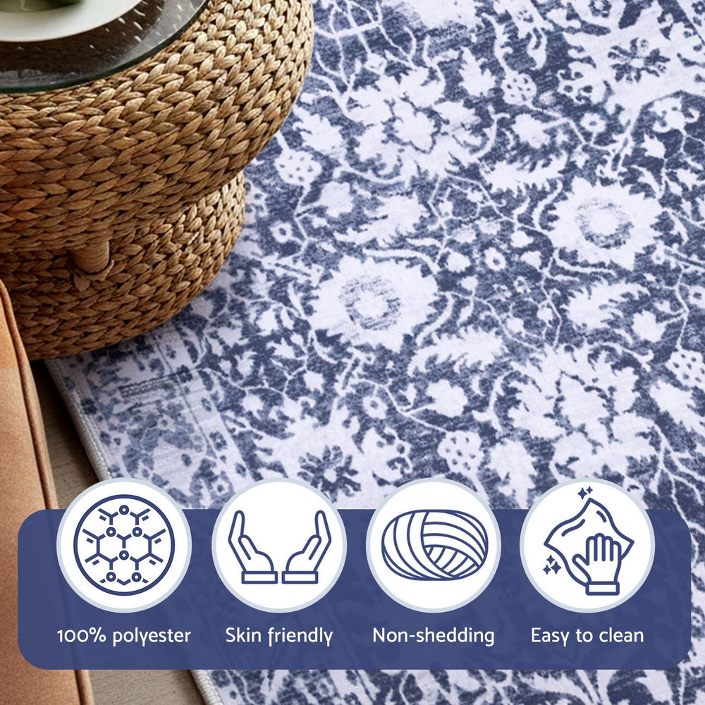 AZURE Washable Rug - 120 x 170cm