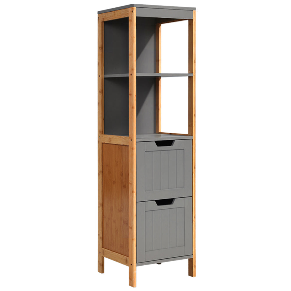 Artiss Bathroom Cabinet, 115cm - Bamboo