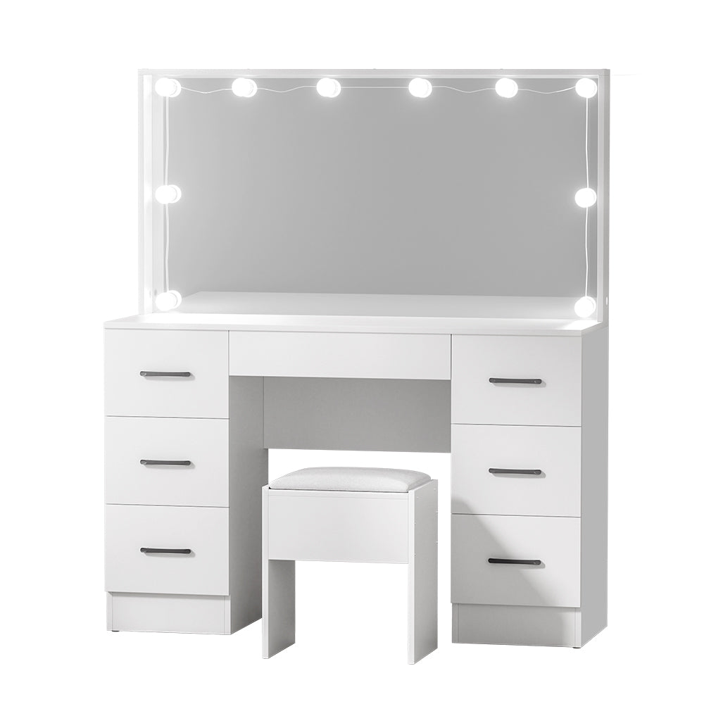 DEBBIE Dressing Table Set - White