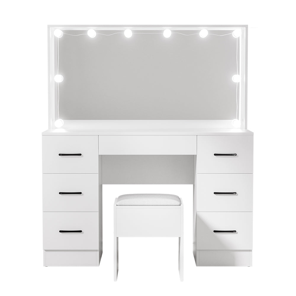 DEBBIE Dressing Table Set - White