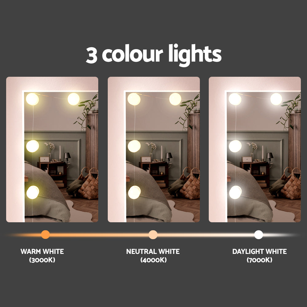 DEBBIE Dressing Table Set - White