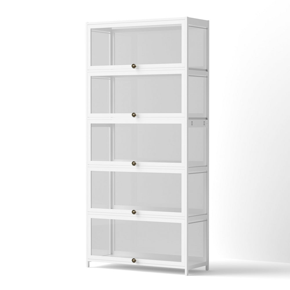 Artiss 5-Tier Display Cabinet - White