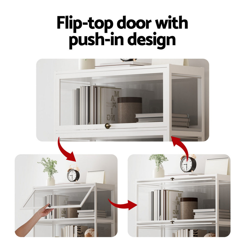 Artiss 5-Tier Display Cabinet - White