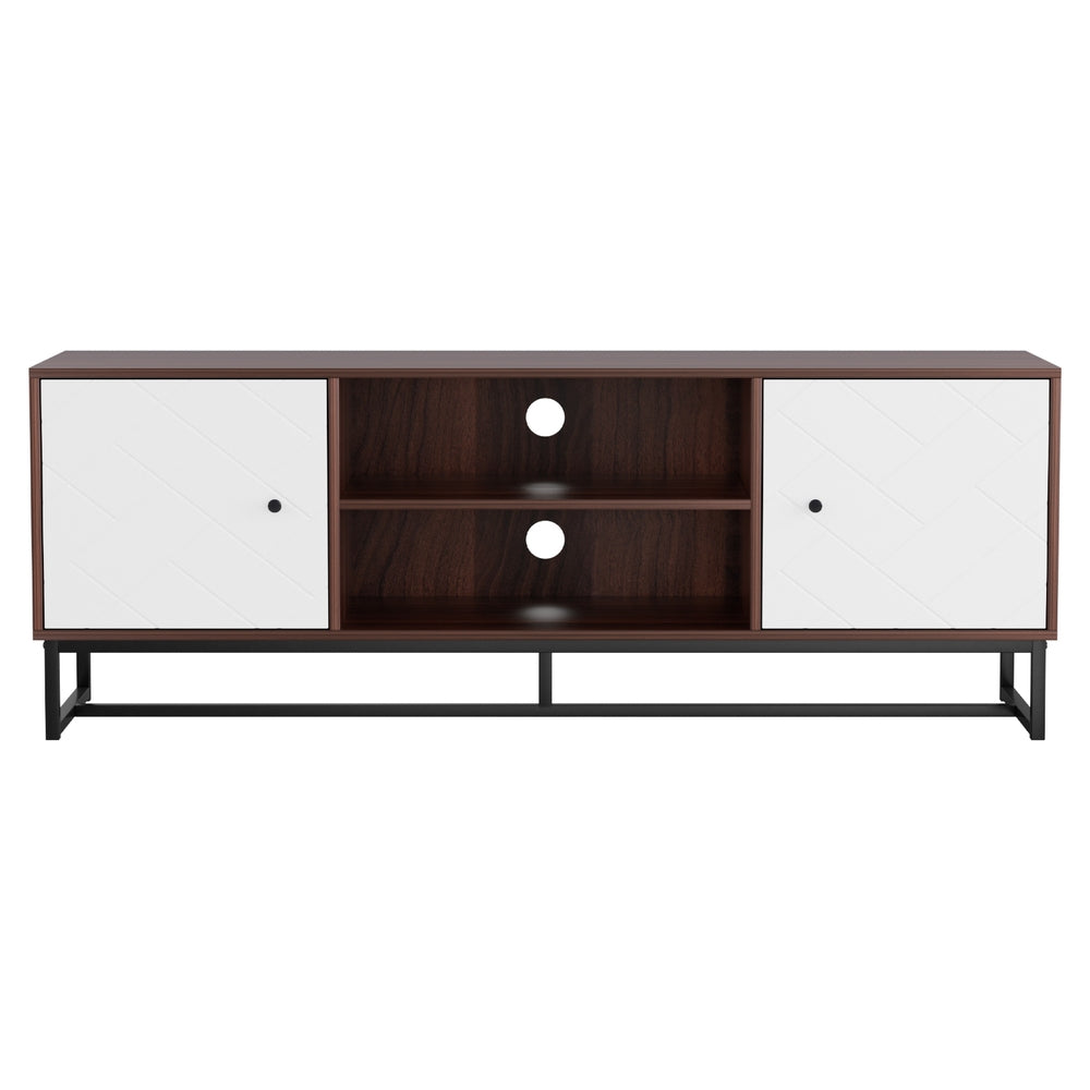 Artiss TV Unit, 150cm - Walnut & White