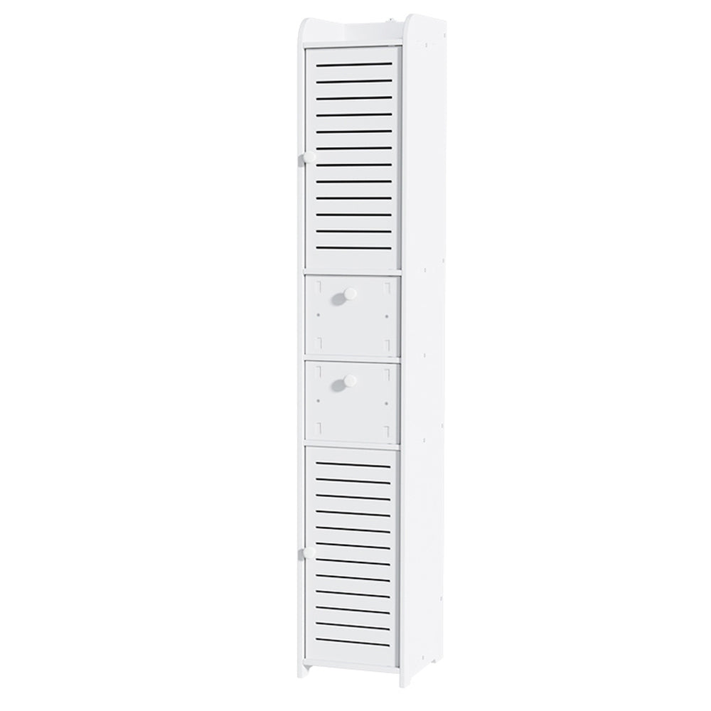 Artiss Bathroom Slim Storage Cabinet - White