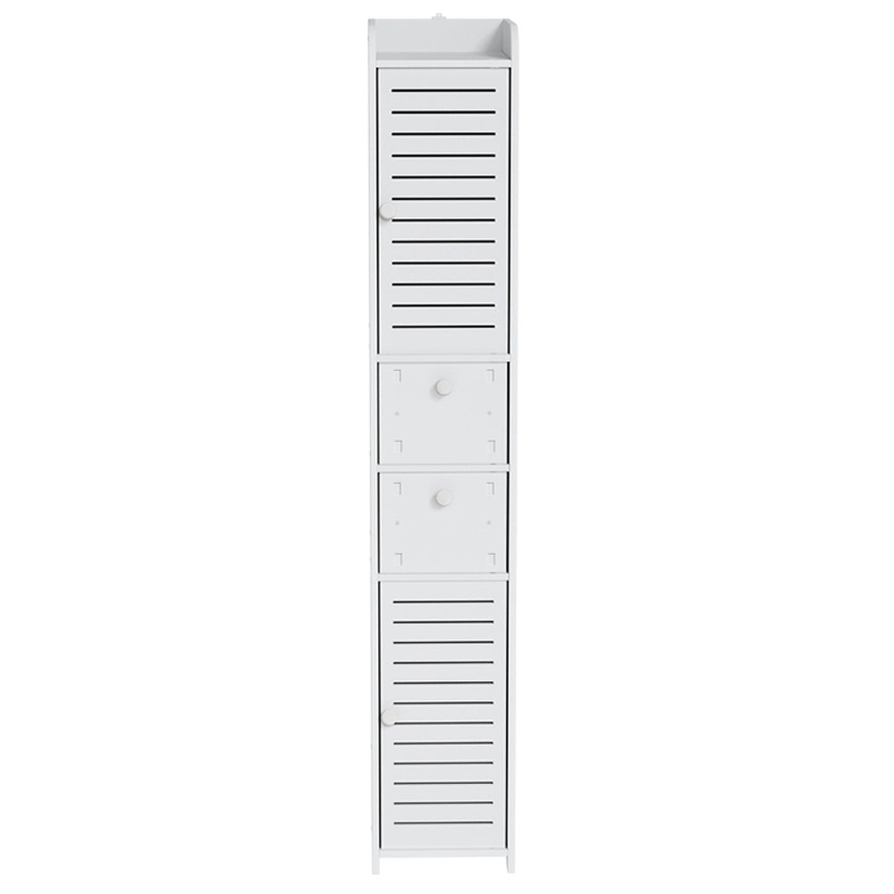 Artiss Bathroom Slim Storage Cabinet - White