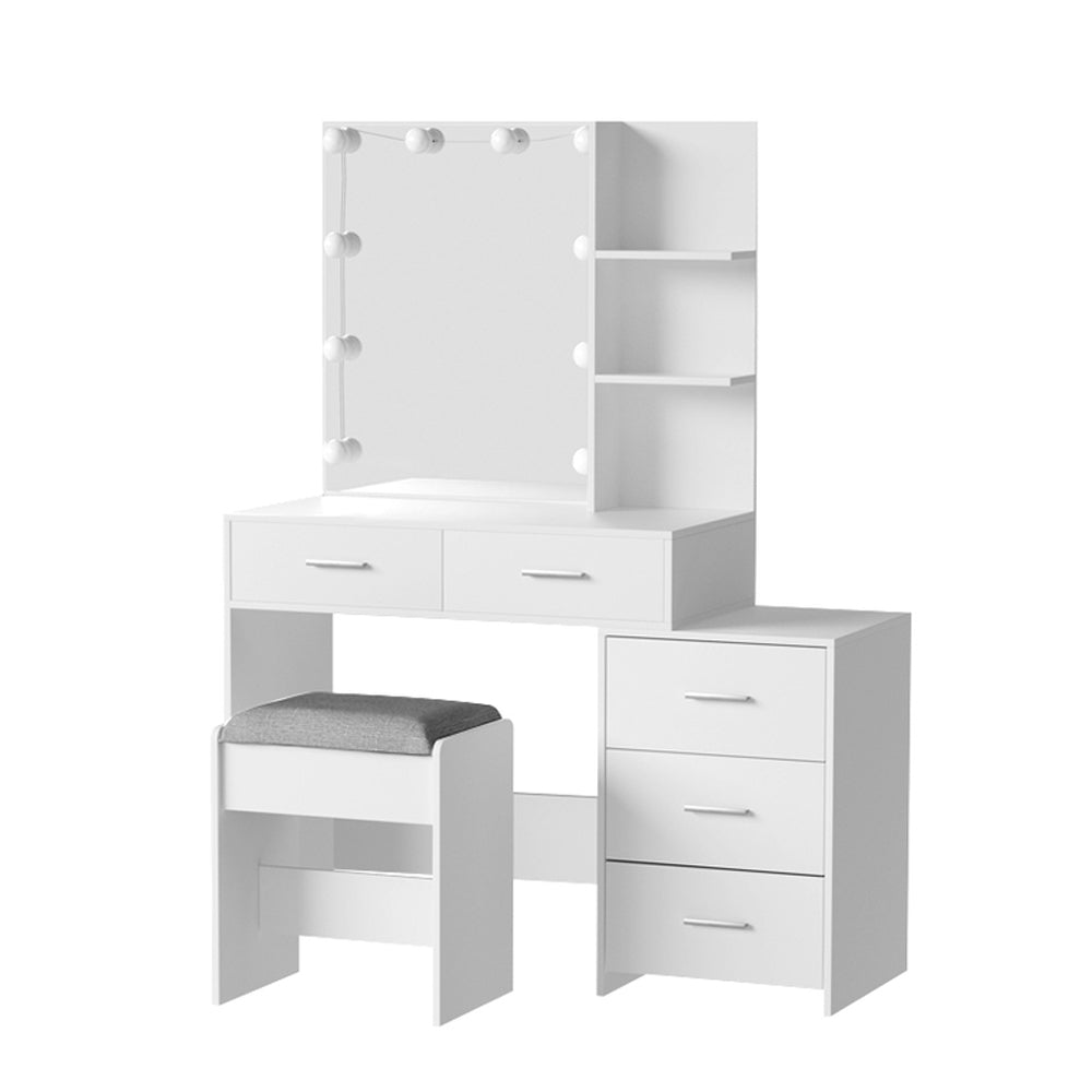 DALE Dressing Table Set - White