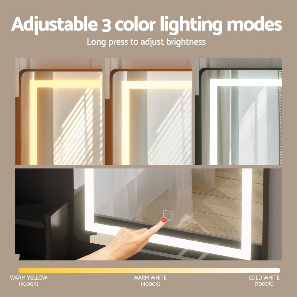 DORIS Dressing Table Set - Black