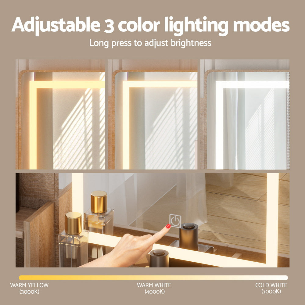 DORIS Dressing Table Set - Wood