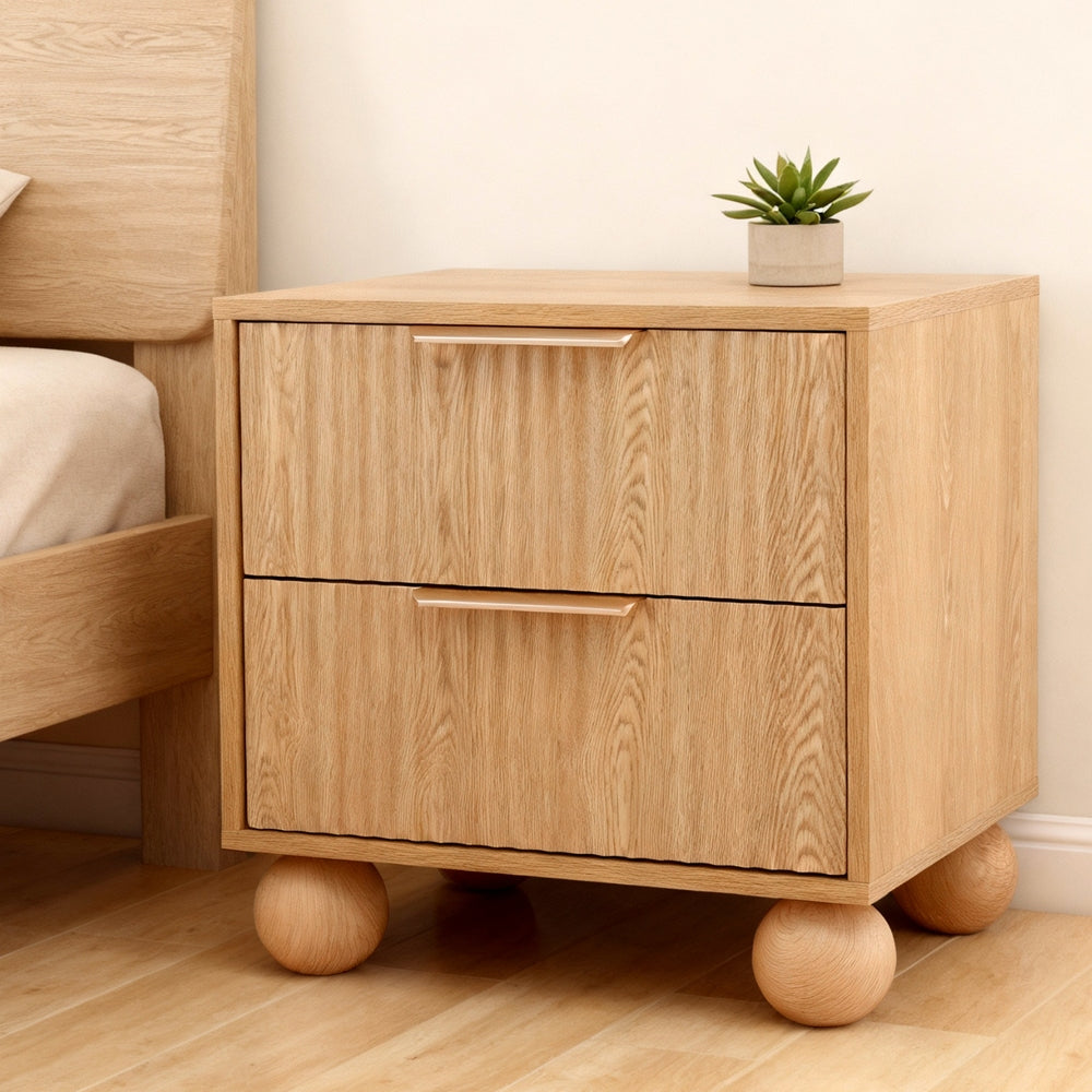 Artiss Rattan Bedside Table