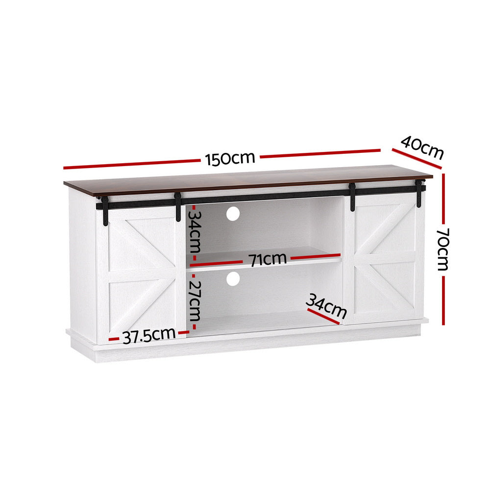 Rustic Sideboard Cabinet - White