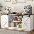 Rustic Sideboard Cabinet - White