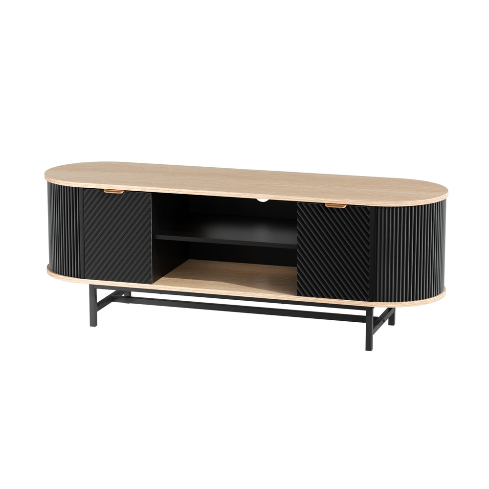 Artiss TV Entertainment Unit - Black & Pine