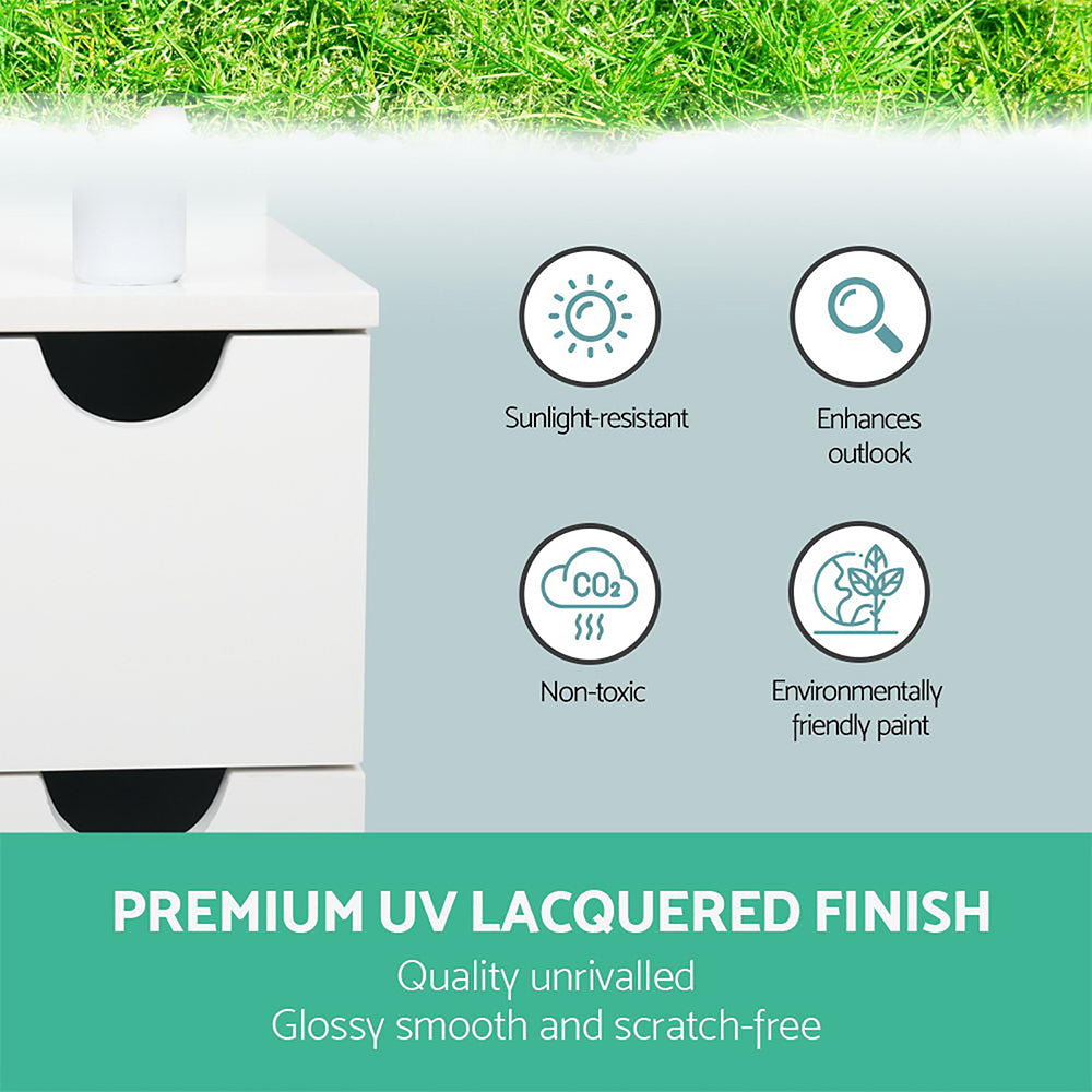 Artiss Bathroom Cabinet - White