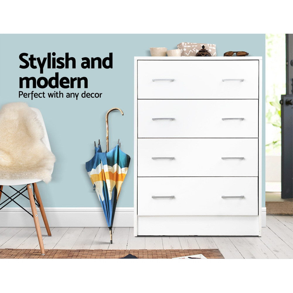 ANDES Chest of Drawers - White