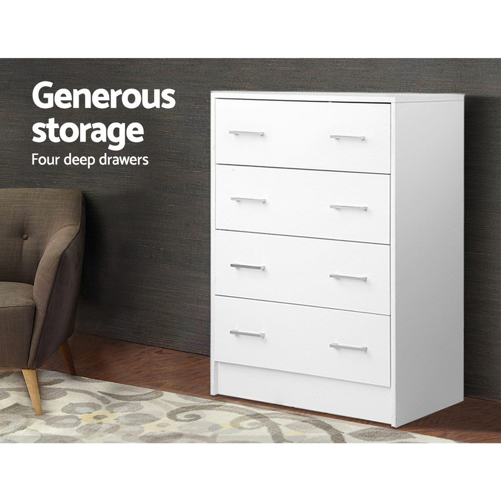 ANDES Chest of Drawers - White