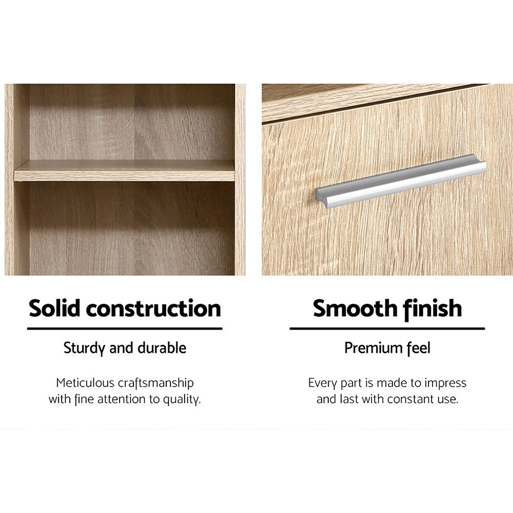 Artiss Bathroom Cabinet, 185cm - Oak