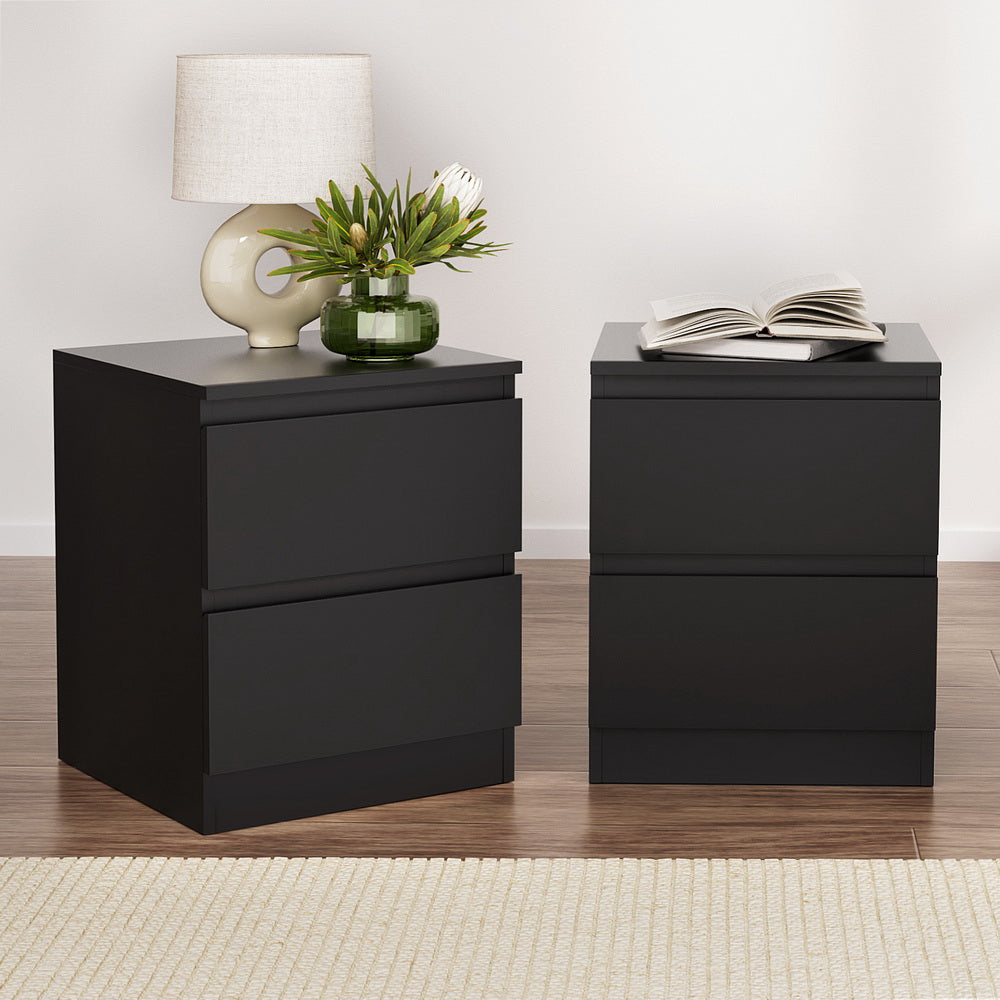 PEPE Bedside Table x 2 - Black