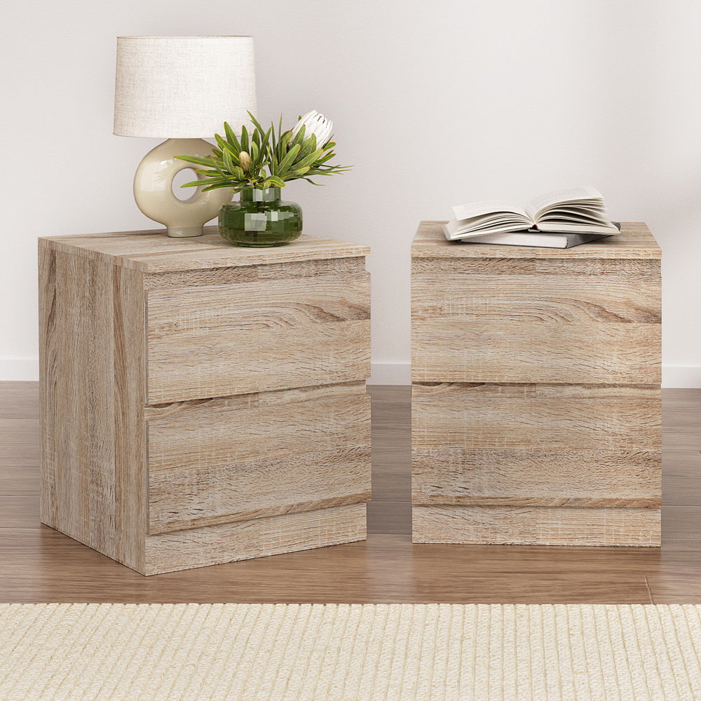 PEPE Bedside Table x 2 - Oak