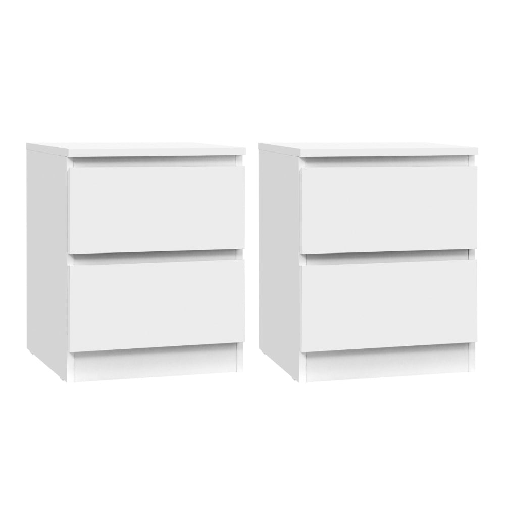 PEPE Bedside Table x 2 - White