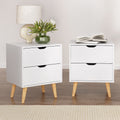 BODEN Bedside Table x 2- White