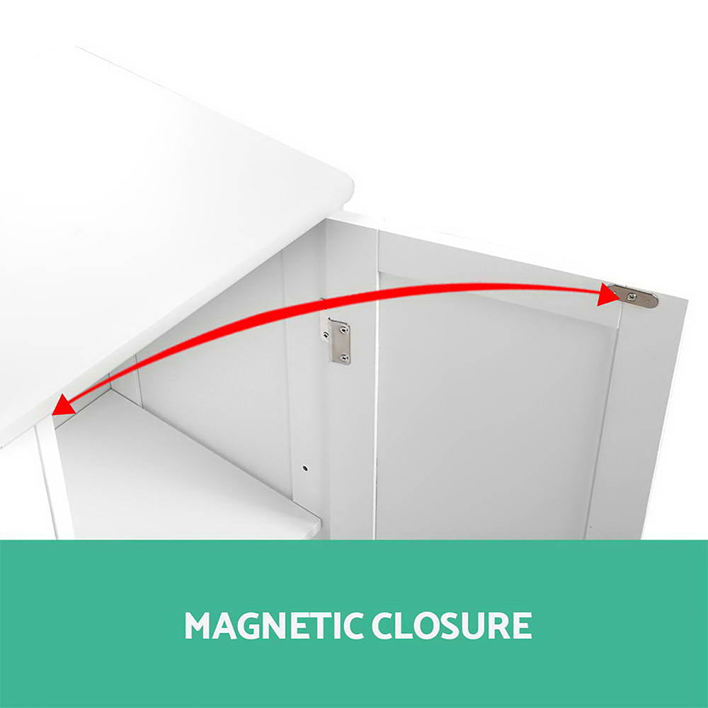 Artiss Bathroom Cabinet with Drawers - White