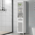 Artiss Bathroom Cabinet, 161cm - White Rattan