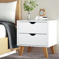 ANDERS Bedside Table - White