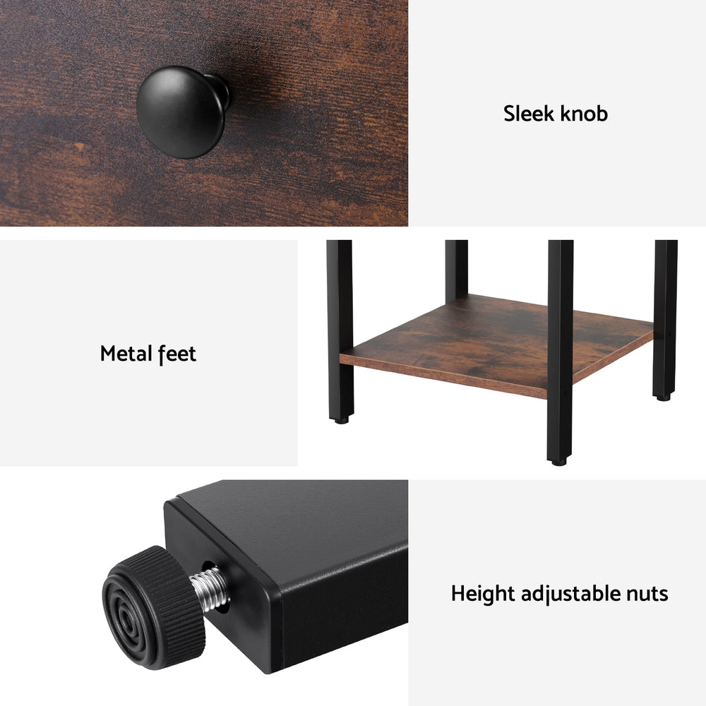 WALT Bedside Table - Walnut