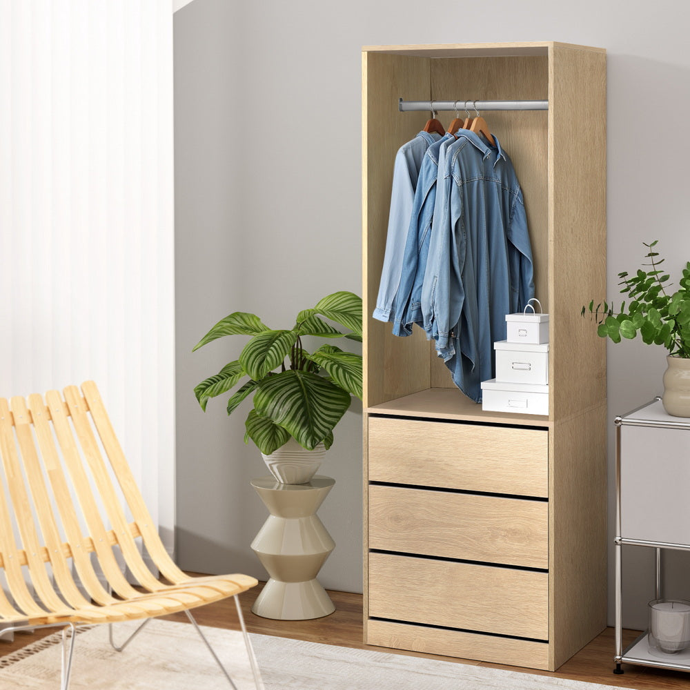 Artiss Wardrobe - Pine
