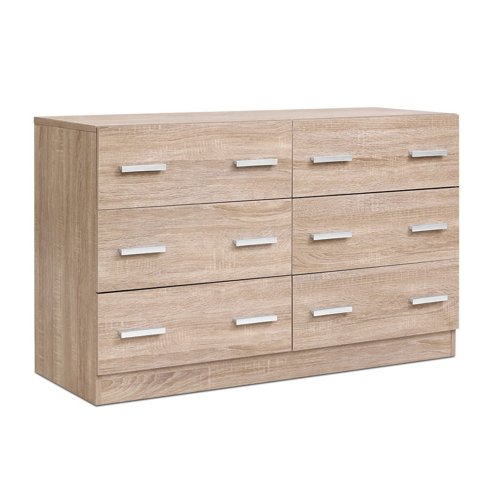 VEDA 6 Chest of Drawers - Pine